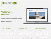 Tablet Screenshot of healthmu.com